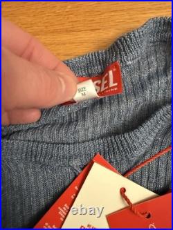 Diesel Men's Grey Sweater Size M! New With Tags! Retails At $350