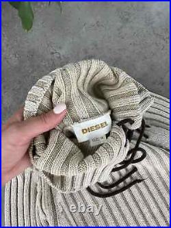 Diesel Vintage Ribbed Sweater Women`s Size M