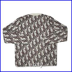 Dior All-Over Dior Oblique Jacquard Wool & Cashmere Sweater Size M