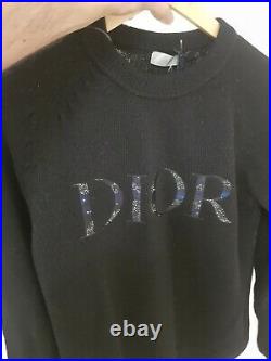 Dior Homme Black Wool Sweater M