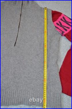 Dirk Bikkembergs Mens Jumper Sweater Cardigan Wool Blend Size M/l Dnk