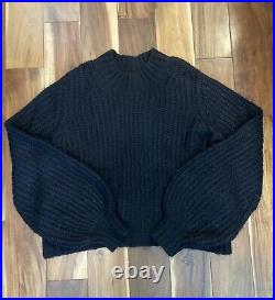 Doen x Reformation black Lulu alpaca sweater M $268