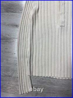 Dolce & Gabbana Ribed Turtleneck Knitted Sweater Cotton / Viscose / Linen Sz 50 Dolce & Gabbana Ribed Turtleneck Knitted Sweater Cotton / Viscose / Linen Sz 50