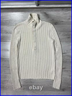 Dolce & Gabbana Ribed Turtleneck Knitted Sweater Cotton / Viscose / Linen Sz 50 Dolce & Gabbana Ribed Turtleneck Knitted Sweater Cotton / Viscose / Linen Sz 50