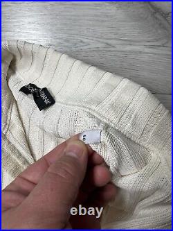 Dolce & Gabbana Ribed Turtleneck Knitted Sweater Cotton / Viscose / Linen Sz 50 Dolce & Gabbana Ribed Turtleneck Knitted Sweater Cotton / Viscose / Linen Sz 50