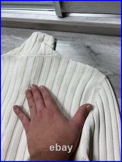 Dolce & Gabbana Ribed Turtleneck Knitted Sweater Cotton / Viscose / Linen Sz 50 Dolce & Gabbana Ribed Turtleneck Knitted Sweater Cotton / Viscose / Linen Sz 50