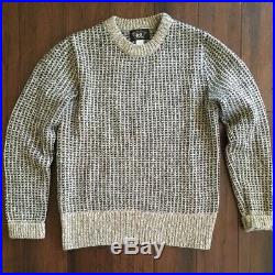 Double RL RRL Wool Sweater Taupe Medium Made In USA