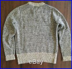 Double RL RRL Wool Sweater Taupe Medium Made In USA