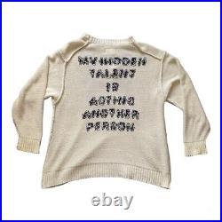 Doublet ACTING SOMEONE SWEATER MEDIUM DESIGNER JAPANESE BRAND