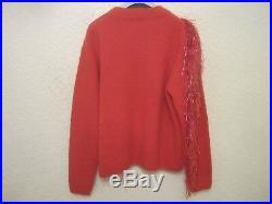 Dries Van Noten Mongolia Merino Wool-Cashmere-Polyamide-Blend Fringed Sweater