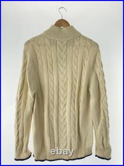 EDDIE BAUER Thick Sweater M Cotton BEG 048724