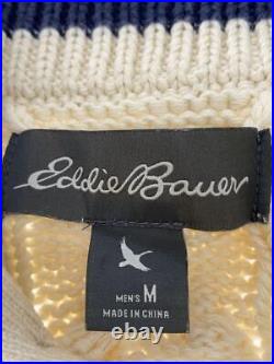 EDDIE BAUER Thick Sweater M Cotton BEG 048724