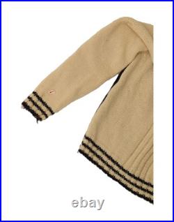 ETRO Mens Graphic Cardigan Sweater Medium Navy Blue Colourblock CR59 ETRO Mens Graphic Cardigan Sweater Medium Navy Blue Colourblock CR59