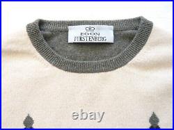 Egon Furstenberg 100% cashmere gents mans jumper pullover sweater Sz L 40