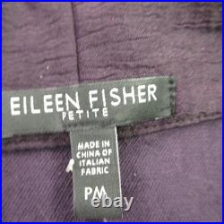 Eileen Fisher Sweater Womens Medium Petite Long Sleeve Outdoors Cardigan Casual