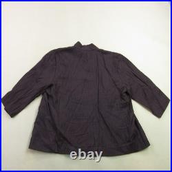 Eileen Fisher Sweater Womens Medium Petite Long Sleeve Outdoors Cardigan Casual