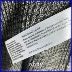 Eileen Fisher Sweater Womens Small Medium brown black knit cardigan casual