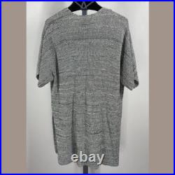 Eileen Fisher Sweater Womens Small Medium brown black knit cardigan casual