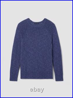 Eileen Fisher crewneck regular long sleeve sweater Medium Bluet