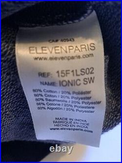 Eleven Paris Life Is A Joke Mens Sweater Size Medium color blue pre-owned