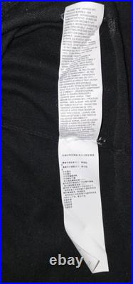 Emporio Armani Plain-knit, virgin-wool V-neck cardigan Black Size Medium 48EU