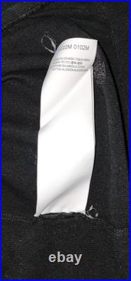 Emporio Armani Plain-knit, virgin-wool V-neck cardigan Black Size Medium 48EU