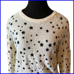 Equipment Kate Moss for Ryder Star Print Sweater Cashmere Pullover Retail $318