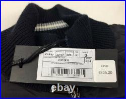 Ermenegildo Z ZEGNA Hybrid Navy Zip Neck Jumper Sweater Jacket RRP £525.00