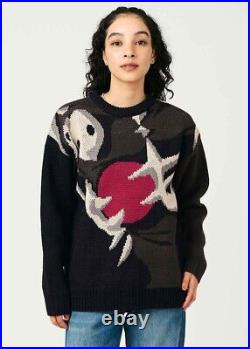 Evangelion The 4th Angel Sachiel Washable Jacquard Knit Sweater Japan NEW