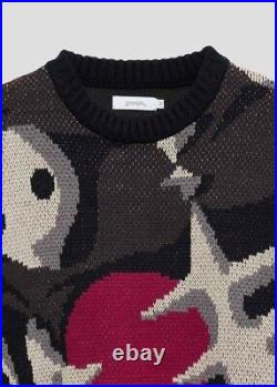 Evangelion The 4th Angel Sachiel Washable Jacquard Knit Sweater Japan NEW