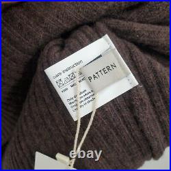 Facade Pattern Tasmania Wool Cashmere Sweater Medium/Large Womens NWT Brown