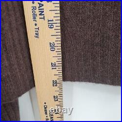 Facade Pattern Tasmania Wool Cashmere Sweater Medium/Large Womens NWT Brown