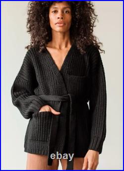 First Rite Anthropologie Sweater Wrap Coat Cardigan