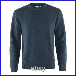 Fjallraven Ovik Round Neck Sweater Navy