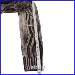 Fradi NWT Pullover Mock Neck Sweater Size Medium in Brown Dye 100% Wool