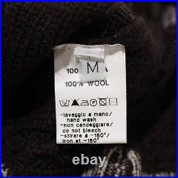 Fradi NWT Pullover Mock Neck Sweater Size Medium in Brown Dye 100% Wool