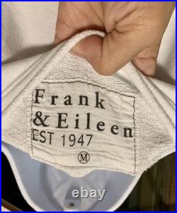 Frank &Eileen Longsleeves Relaxed Classic White Sweater Size MEXCELLENT CONDITN