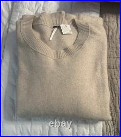 Free People Tan $198 Cashmere Sweater Jumper NWT Medium Great Gift
