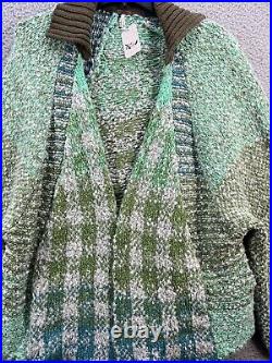 Free People Time After Time Cardi Jade Oasis Oversized Sweater Size Medium New