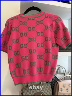 GG Short Sleeve Sweater M NWOT