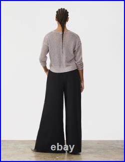 GSTQ Women's Metallic Sweater Gray Size Medium