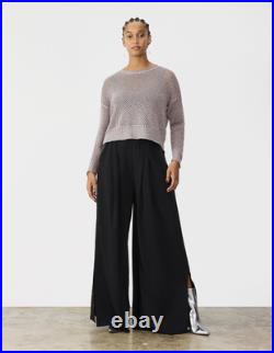 GSTQ Women's Metallic Sweater Gray Size Medium