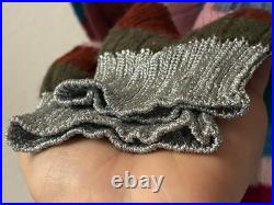 GUCCI Cashmere/Wool SWEATER Women's MEDIUM Striped Rainbow Made In Italy 2015 GUCCI Cashmere/Wool SWEATER Women's MEDIUM Striped Rainbow Made In Italy 2015