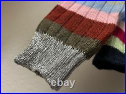 GUCCI Cashmere/Wool SWEATER Women's MEDIUM Striped Rainbow Made In Italy 2015 GUCCI Cashmere/Wool SWEATER Women's MEDIUM Striped Rainbow Made In Italy 2015