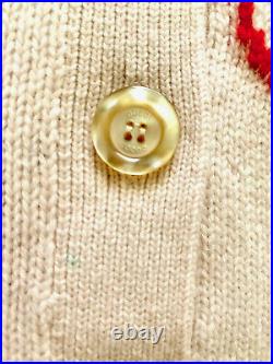 GUCCI Sweater GG apple wool jacquard cardigan Size M
