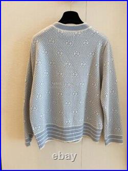 GUCCI new luxury GG Wool Cardigan sweater size M