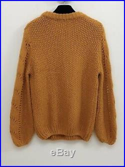 Ganni Faucher Sweater in Russet Orange Size M