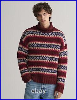 Gant Fair Isle Funnel Neck Sweater