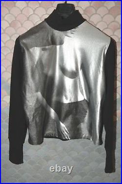 Gaultier Vintage Maille Ladies' Mock T-Neck Sweater, Never Worn, Mint, Size M