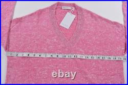 Gran Sasso NWT V Neck Sweater Size 44 US Medium in Pink/Multi Gran Sasso NWT V Neck Sweater Size 44 US Medium in Pink/Multi